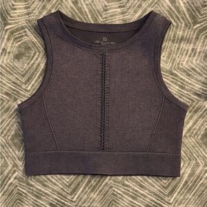 OFFLINE By Aerie Gray Sleeveless Crop Top Sports Bra